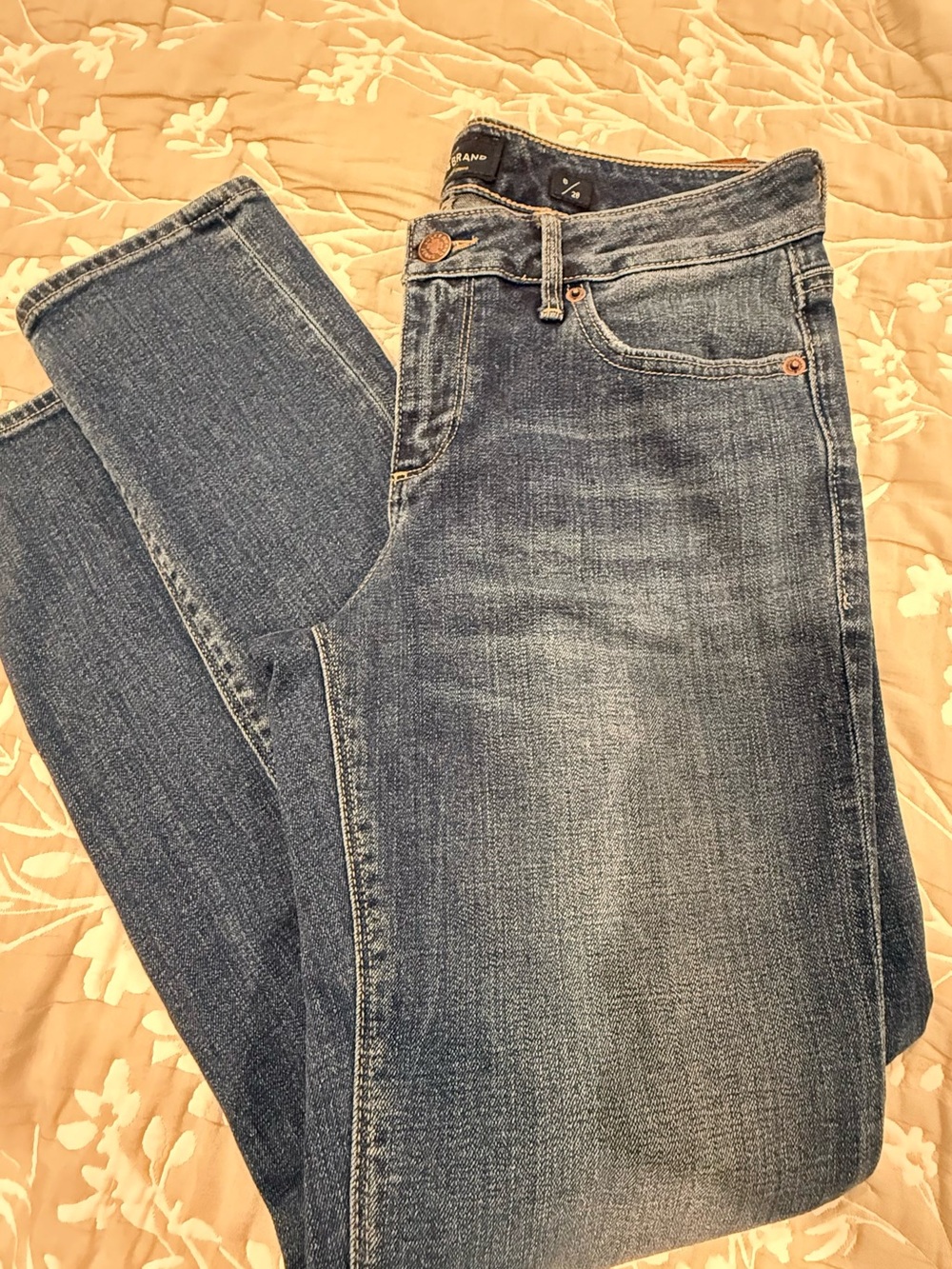 Lucky Brand Women's Skinny Jeans in Medium Blue Wash